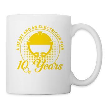 Rose Wedding A Heart and an Electrician Gift - Mug - white - Right