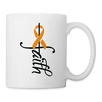 Ribbon -Dialysebewusstsein - Tasse - Weiß - Rechts