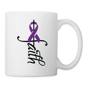 Ribbon Epilepsy Awareness - Mug - white - Right