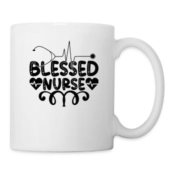 Infirmière bénie - Mug blanc - blanc - Droite