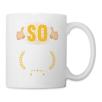 So sieht eine richtig coole Oma aus - Tasse - Weiß - Rechts