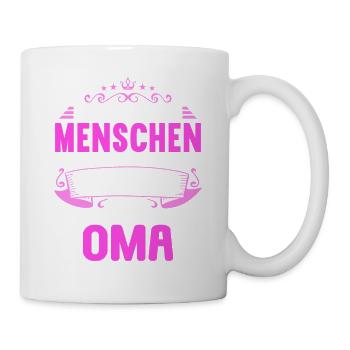 Omi die wichtigsten Menschen nennen mich Oma - Tasse - Weiß - Rechts
