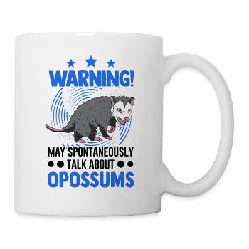 Opossum Gift Possum Pouch Rat - Mug - white - Right
