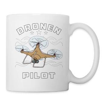 DRONEN PILOT - Tasse - Weiß - Rechts