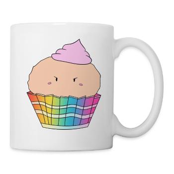 Grumpy Cupcake Print - Tasse - Weiß - Rechts