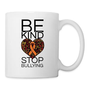 Stop Bully Peace Kindness Awareness Unity Day - Tasse - Weiß - Rechts