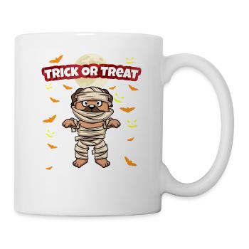 Trick Or Treat Scary Creepy Halloween Monster - Mug - white - Right