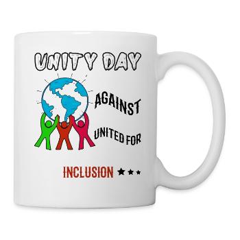 Against Bullying Kindness Awareness Unity Day - Tasse - Weiß - Rechts