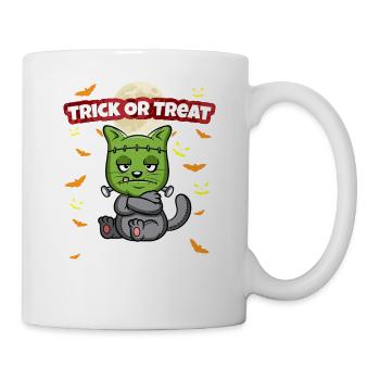 Trick Or Treat Scary Creepy Halloween Monster - Mug - white - Right