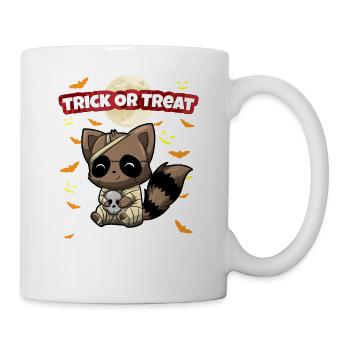 Trick Or Treat Scary Creepy Halloween Monster - Mug - white - Right
