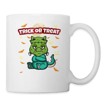 Trick Or Treat Scary Creepy Halloween Monster - Mug - white - Right