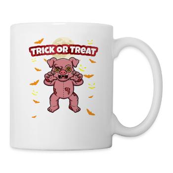 Trick Or Treat Scary Creepy Halloween Monster - Mug - white - Right