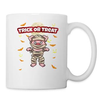 Trick Or Treat Scary Creepy Halloween Monster - Mug - white - Right