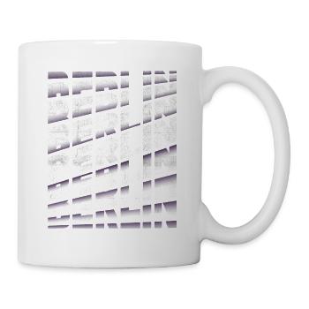 Berlin Germany City Font Skyline Home - Mug - white - Right