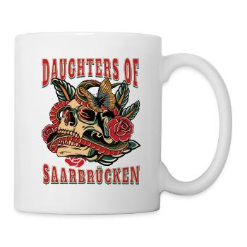 Sarrebruck Power-Frau filles de Sarrebruck - Mug blanc - blanc - Droite
