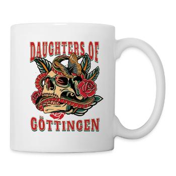 Göttingen Power-Frau filles de Göttingen Retro - Mug blanc - blanc - Droite