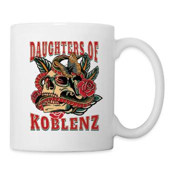 Coblence Power-Frau filles de Coblence - Mug blanc - blanc - Droite