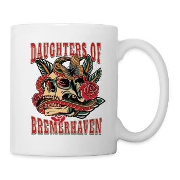 Bremerhaven Power-Frau filles de Bremerhaven - Mug blanc - blanc - Droite