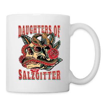 Salzgitter Power Woman filles de Salzgitter - Mug blanc - blanc - Droite