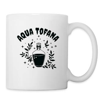 Aqua Tofana Line Art Poison Bottle Crime - Mug blanc - blanc - Droite