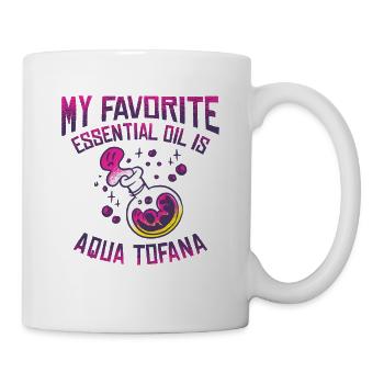 Aqua Tofana Verschwörungstheoretiker Ätherisches - Tasse - Weiß - Rechts