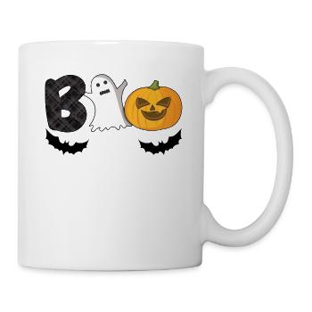 Ghost Stop Bullying Courage Orange Unity Day - Tasse - Weiß - Rechts