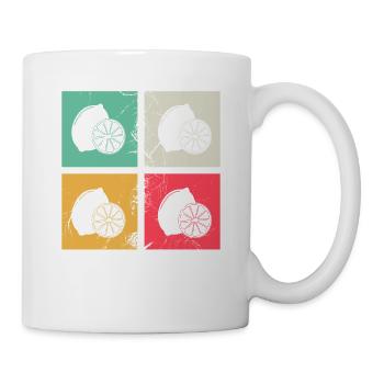 Lemon Fruit Lover Retro Lemonade Gift idea - Tasse - Weiß - Rechts