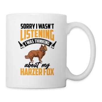 Harz fox was distracted herding fox - Mug - white - Right