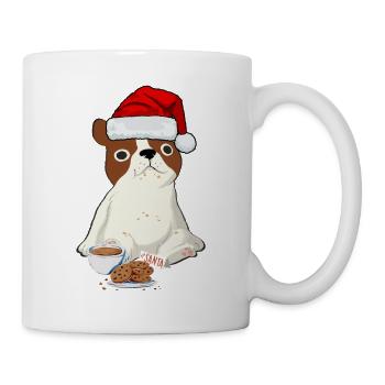 Chien du Père Noël - Mug blanc - blanc - Droite