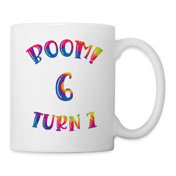 Boom I Just Turned 6 Aber Kann Nicht Warten, Um 7 - Tasse - Weiß - Rechts