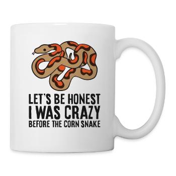 Let's Be Honest I Was Crazy Before The Corn Snake - Mug - white - Right