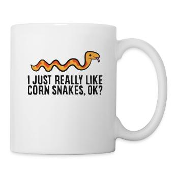 I Just Really Like Corn Snakes, Ok? - Mug - white - Right