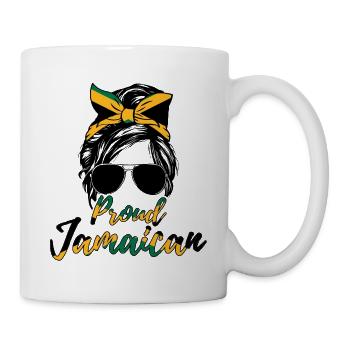Proud Jamaican woman - Mug - white - Right