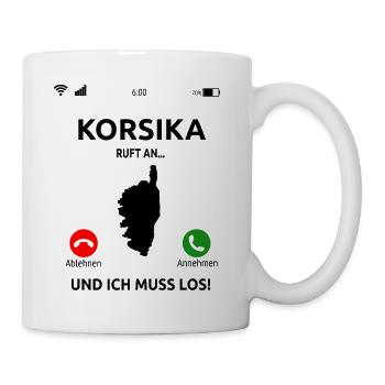 Korsika Urlaub Corsica Corse Idee - Tasse - Weiß - Rechts