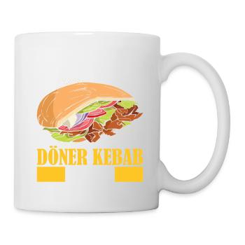 Offizielles Döner Kebab Shirt Döner Kebab Geschenk - Tasse - Weiß - Rechts