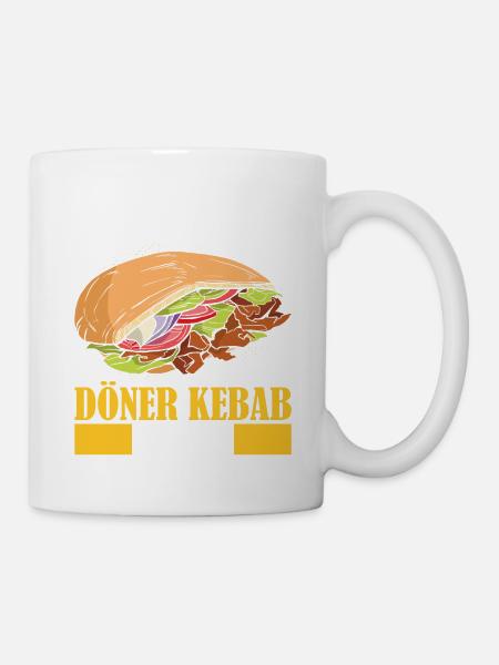 Offizielles Döner Kebab Shirt Döner Kebab Geschenk - Tasse - Weiß