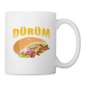 Einmal Dürüm Mit Allem Drüm Herüm - Tasse - Weiß - Rechts