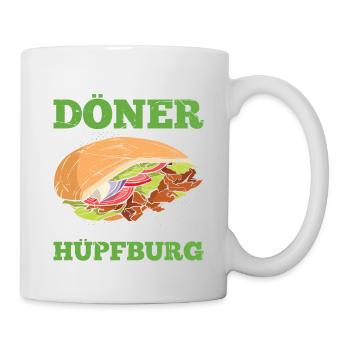 Nicht Mit Dem Döner In Die Hüpfburg Döner Kebab Ge - Tasse - Weiß - Rechts