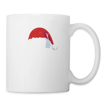 Volleyball Santa Claus Beanie Sports Christmas - Mug - white - Right