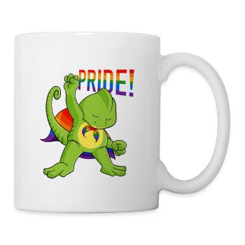 Chameleon I LGBTQ Flag I Rainbow Flag I Gay Pride - Tasse - Weiß - Rechts