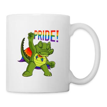 Crocodile I LGBTQ Flag I Rainbow Flag I Gay Pride - Tasse - Weiß - Rechts