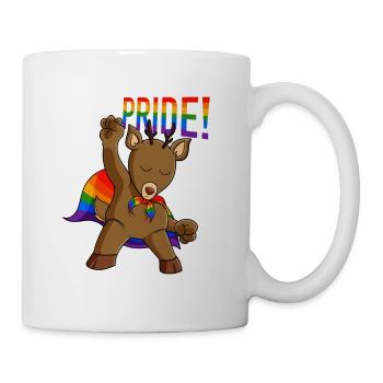 Deer I LGBTQ Flag I Rainbow Flag I Gay Pride - Mug - white - Right