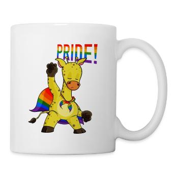 Giraffe I LGBTQ Flag I Rainbow Flag I Gay Pride - Mug - white - Right