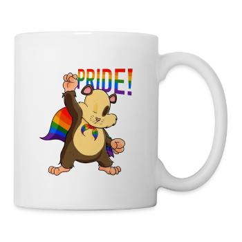 Hamster I LGBTQ Flag I Rainbow Flag I Gay Pride - Tasse - Weiß - Rechts