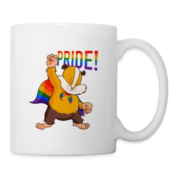 Guinea Pig I LGBTQ Flag I Rainbow Flag I Gay Pride - Tasse - Weiß - Rechts