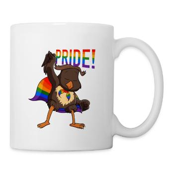 Owl I LGBTQ Flag I Rainbow Flag I Gay Pride - Mug - white - Right