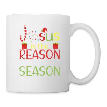 Jésus est la raison de la saison de Noël chrétien - Mug blanc - blanc - Droite