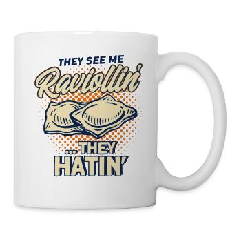 Noodles Noodle Lover Ravioli Cadeau - Mug blanc - blanc - Droite