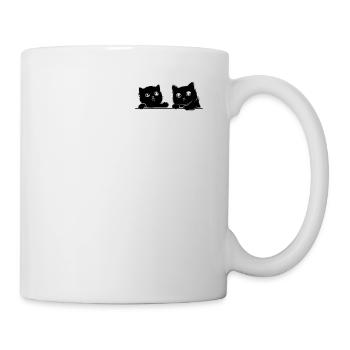 Amoureux des chats Bébé Amoureux des chats I Mignon K - Mug blanc - blanc - Droite