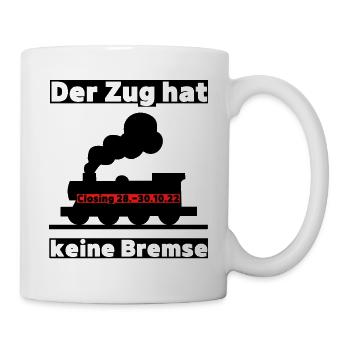Der Zug hat keine Bremse Mallorca 2022 Party Malle - Tasse - Weiß - Rechts